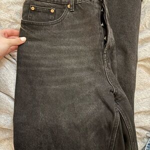Zara Charcoal Denim Pants